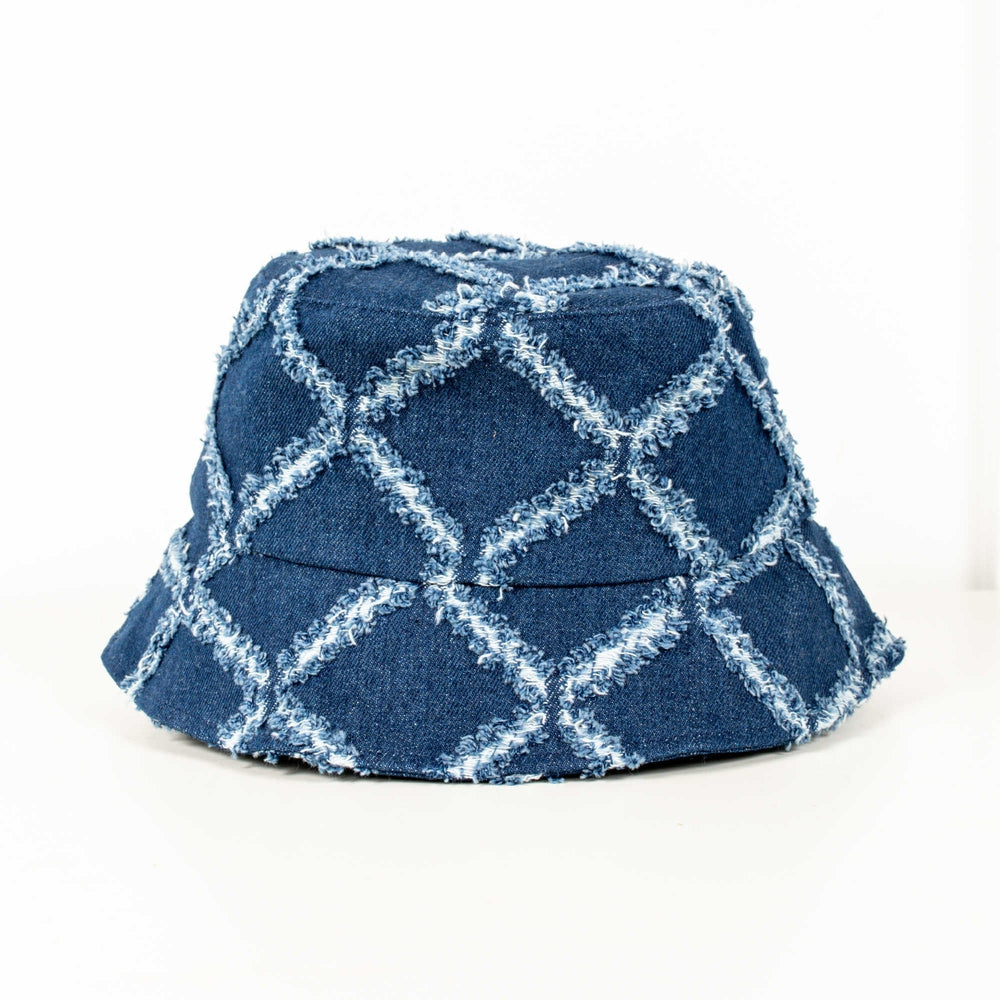 Diamond Print Bucket Hat