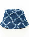 Diamond Print Bucket Hat