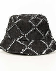 Diamond Print Bucket Hat