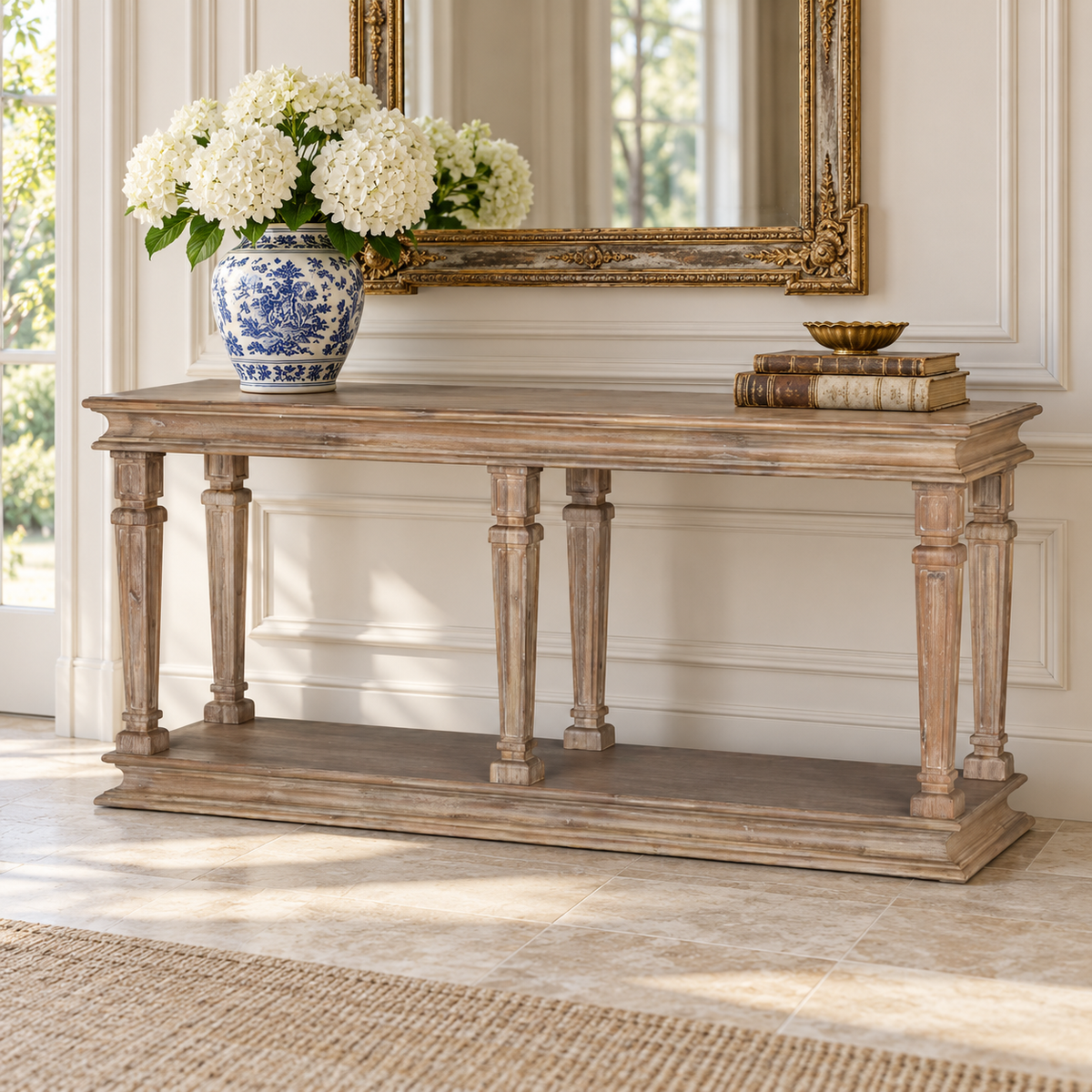 Park Hill Collection Camelot Console Table – 68"