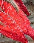 Candy Cane Pajama Set - My Pampered Life Seattle
