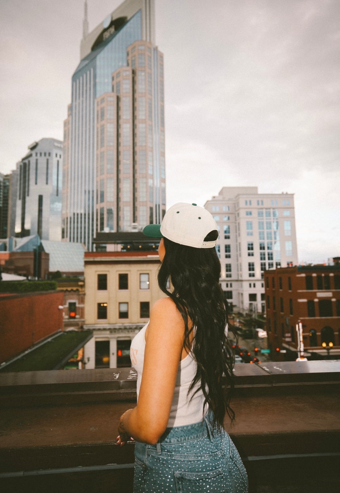 Le Rodeo w Horse - Green Vintage Trucker Hat