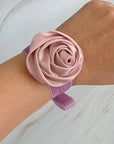 Satin Rose Velvet Sash Necklace