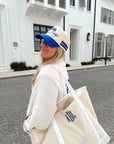 Booked and Busy - Royal Blue Vintage Trucker Hat - My Pampered Life Seattle