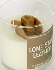 Lone Star Leather Container Candle