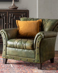 Park Hill French Bradford Leather Armchair