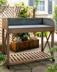 Park Hill Zinc Top Potting Table