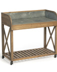 Park Hill Zinc Top Potting Table