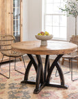 Elba Round Wood Dining Table