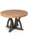 Elba Round Wood Dining Table