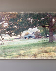 Distressed Watercolor Barn Print On Canvas by Park Hill