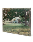 Distressed Watercolor Barn Print On Canvas by Park Hill