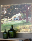 Distressed Watercolor Barn Print On Canvas by Park Hill