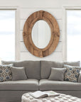 Oval Estate Window Frame Mirror by Park Hill