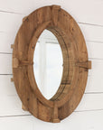 Oval Estate Window Frame Mirror by Park Hill