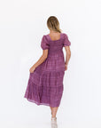 Carlile Dress in Purple