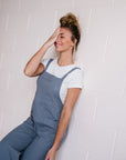 Cody Jumpsuit in Dusty Blue