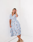 Margo Dress in Sky Blue