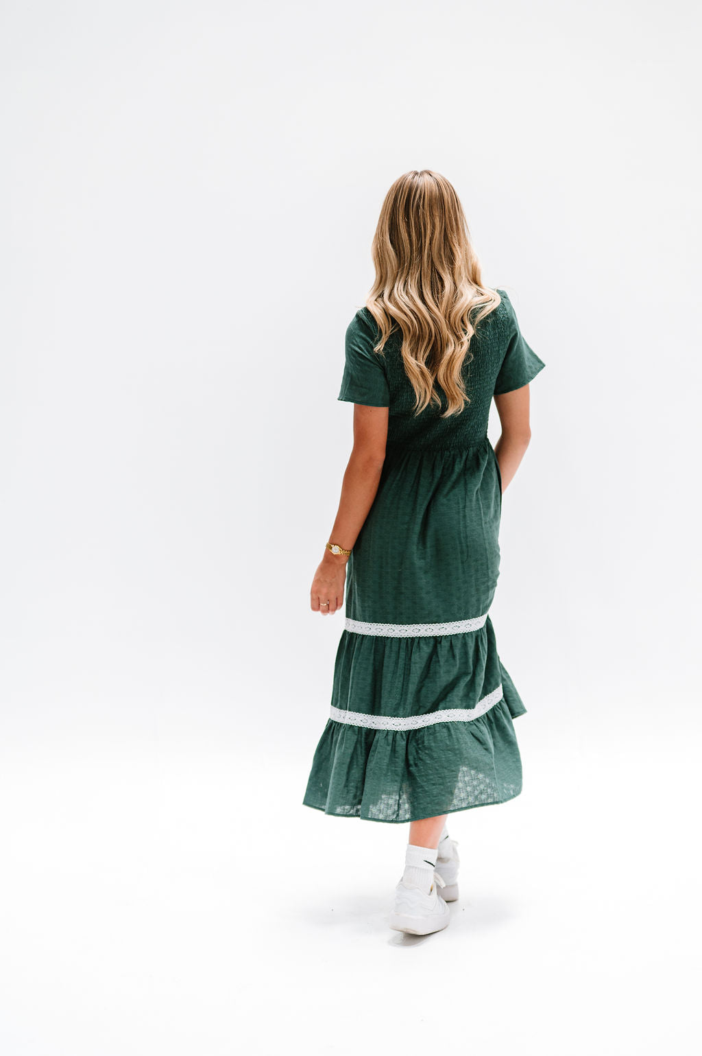 Isla Dress in Green