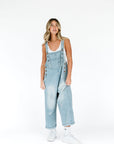 Frankie Denim Overalls - Light Wash