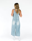 Frankie Denim Overalls - Light Wash