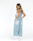 Frankie Denim Overalls - Light Wash