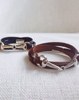 Equestrian Elegance Double Wrap Bracelet