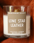 Lone Star Leather Container Candle