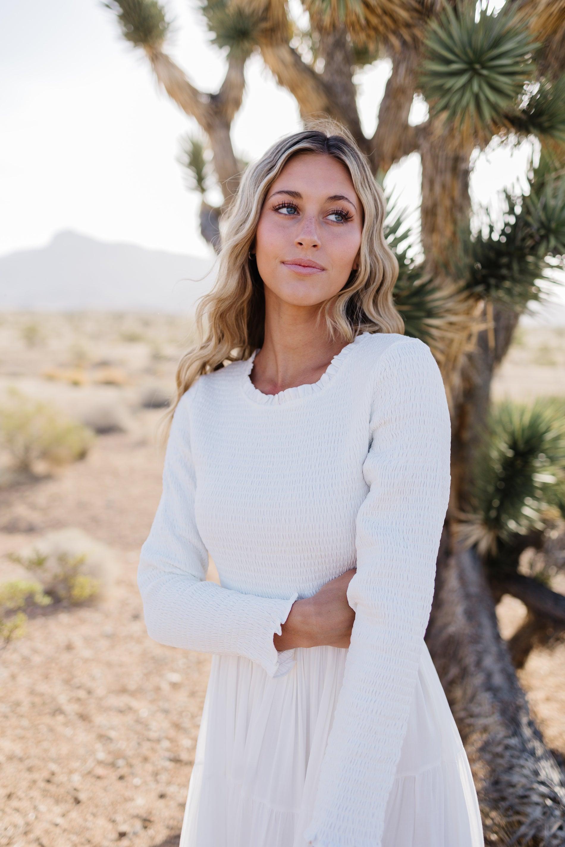 Martha Dress in White