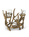 Antler Cast Aluminum Centerpiece x 5 - Online Only