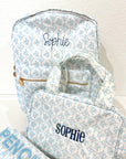 Blue Toile Backpack - My Pampered Life Seattle