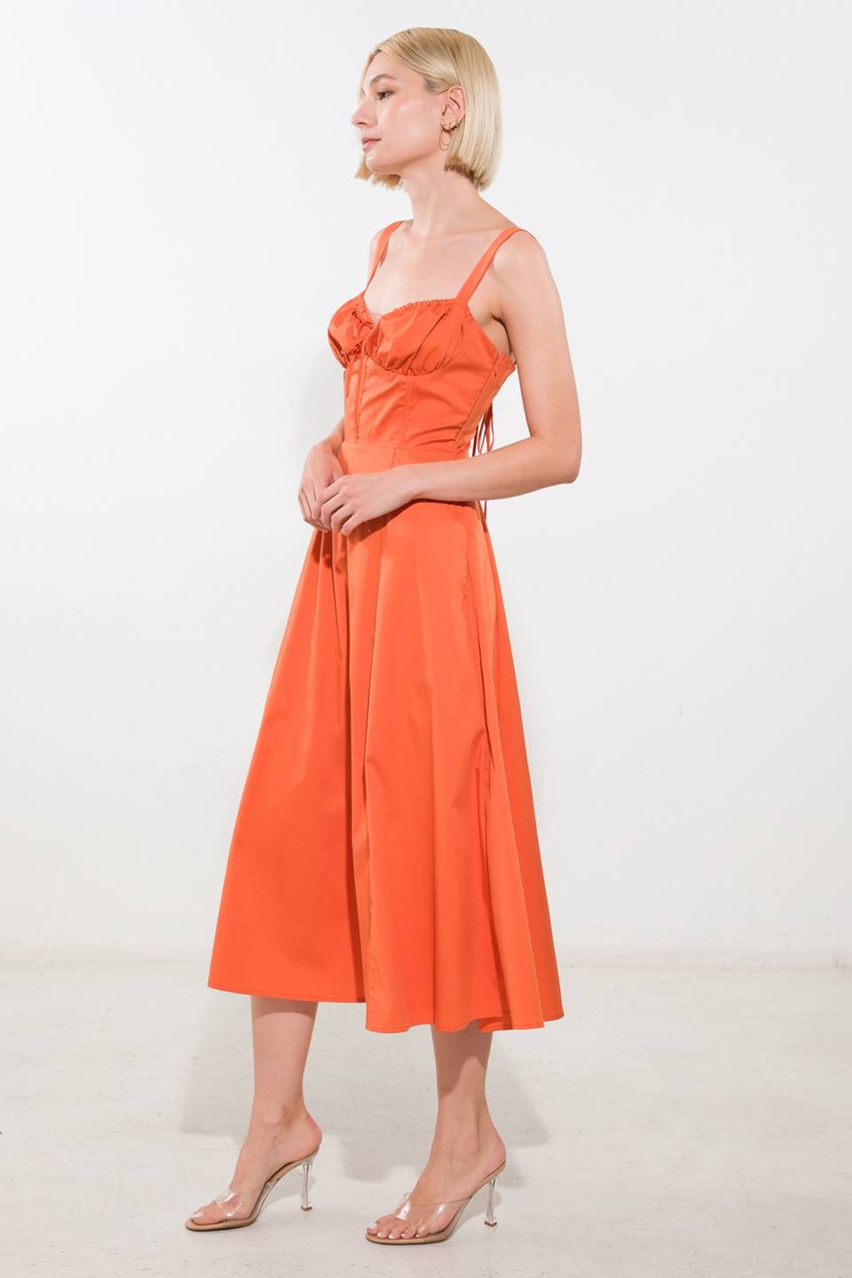 Flying Tomato Oceanic Opulence Woven Midi Dress