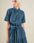 Flying Tomato Absolute Edge Denim Midi Dress