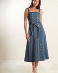 Flying Tomato Urban Dreams Denim Midi Dress