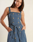 Flying Tomato Urban Dreams Denim Midi Dress