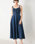 Blue Crush Denim Midi Dress