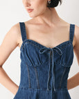 Blue Crush Denim Midi Dress