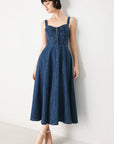 Blue Crush Denim Midi Dress