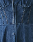 Blue Crush Denim Midi Dress
