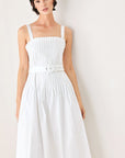 The Weekend in Nantucket Woven Midi Dress