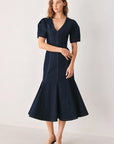 Flying Tomato After Dark Denim Midi Dress