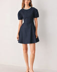 Flying Tomato Sweet Indigo Denim Mini Dress