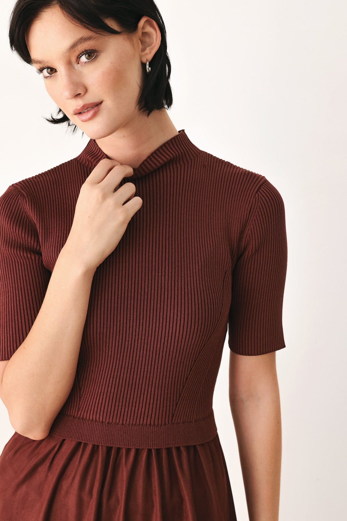 Flying Tomato Autumn Love Story Tiered Midi Dress