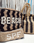 Beach XL Makeup Bag with Puka Shells - My Pampered Life Seattle