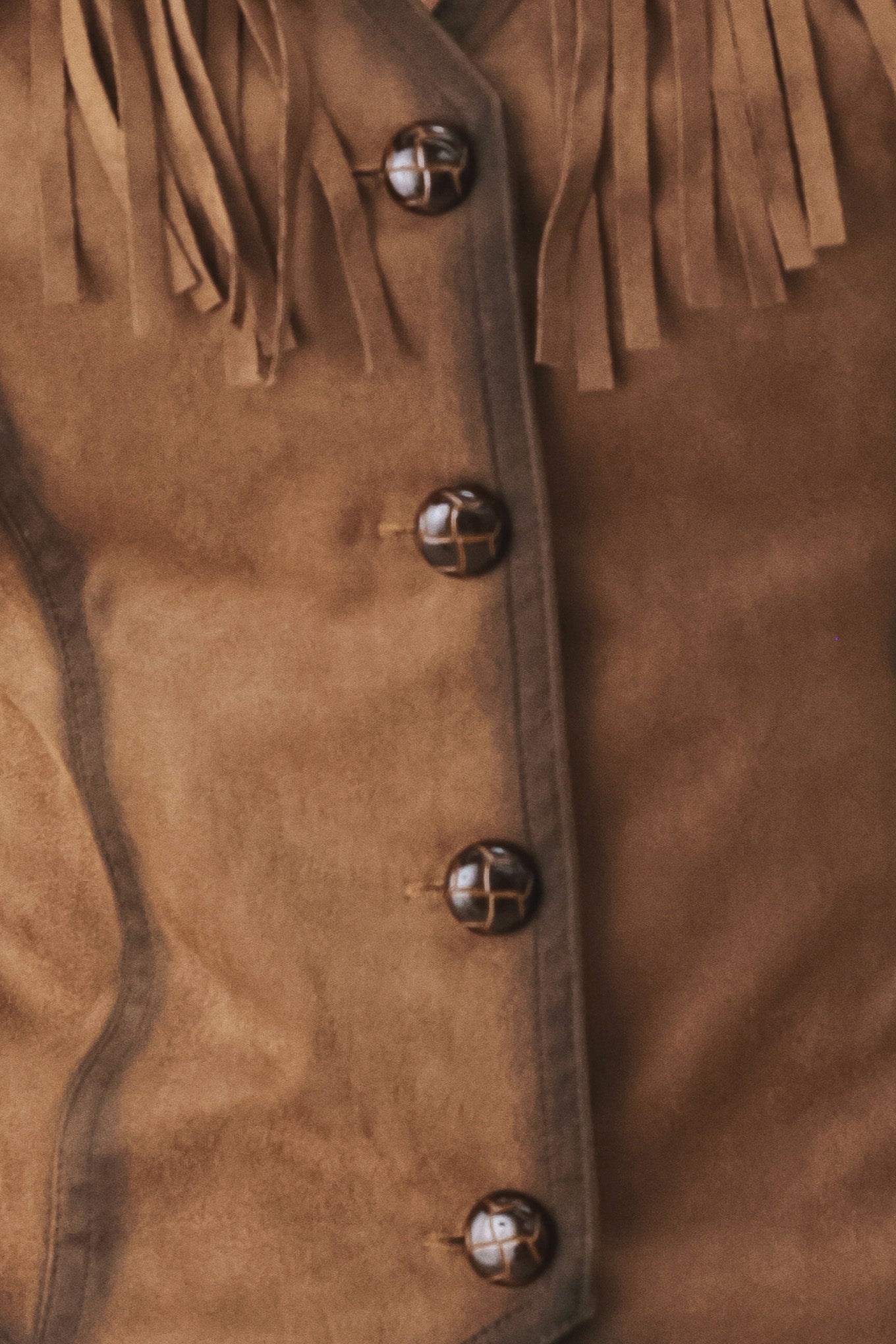 Flying Tomato | Nashville Faux Suede Fringe Vest