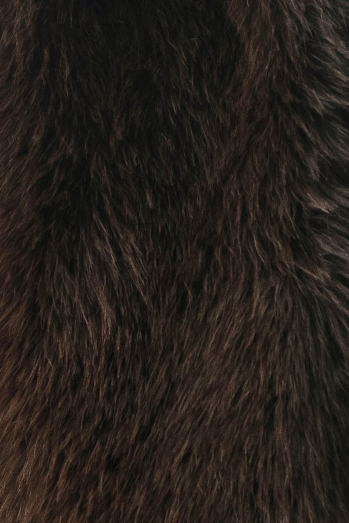 Flying Tomato Cocoa Plush Chocolate Brown Faux Fur Vest