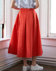 Flying Tomato Love of Mine Woven Midi Skirt