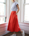 Flying Tomato Love of Mine Woven Midi Skirt