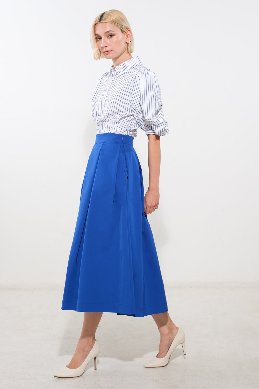 Flying Tomato Love of Mine Woven Midi Skirt