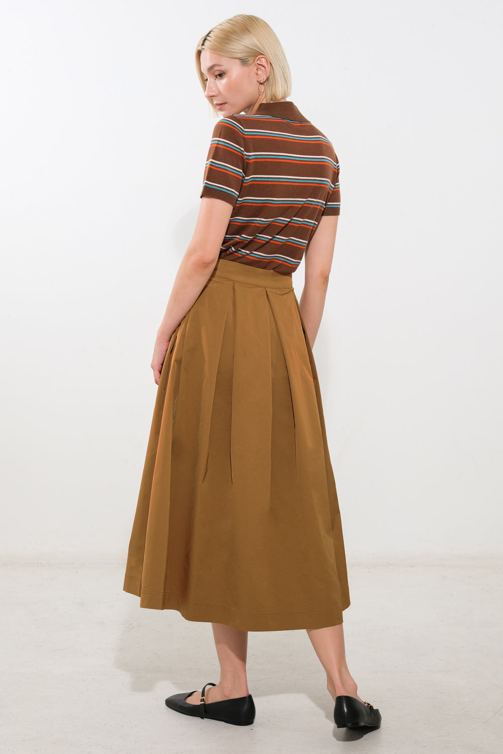 Flying Tomato Love of Mine Woven Midi Skirt